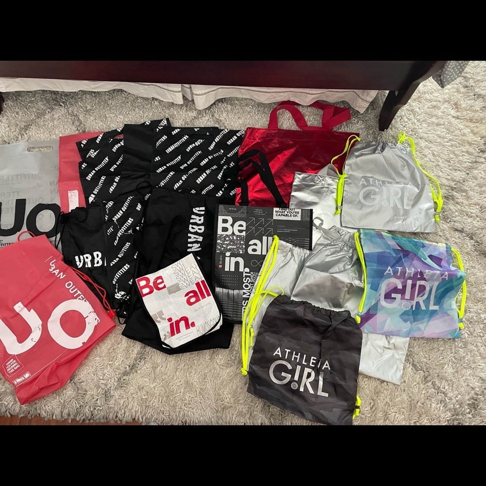 Lululemon, Athleta & Urban Outfitters bags